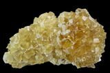 Lustrous Yellow Calcite Crystal Cluster - Fluorescent! #128934-2